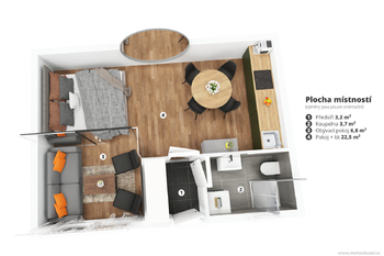Prodej bytu 1+kk v osobním vlastnictví 36 m², Praha 2 - Vinohrady