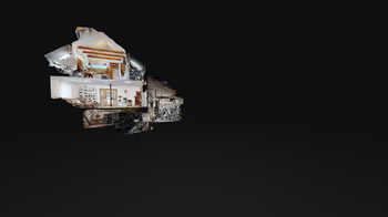 Řez všemi patry domu - Prodej domu 194 m², Varnsdorf