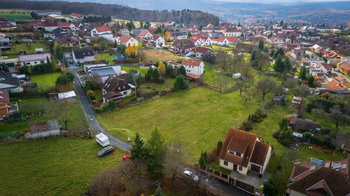 pohled z dronu foto 5 - Prodej pozemku 1335 m², Babice nad Svitavou