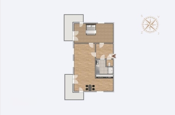 2+kk - dispozice 82 m2 + 19 m2 balkon ... - Pronájem bytu 2+kk v osobním vlastnictví 45 m², Havlíčkův Brod