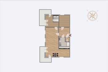 3+kk - dispozice 82m2 + 19 m2 balkon ... - Pronájem bytu 3+kk v osobním vlastnictví 71 m², Havlíčkův Brod