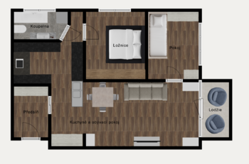 Prodej bytu 3+kk v osobním vlastnictví 74 m², Jindřichův Hradec