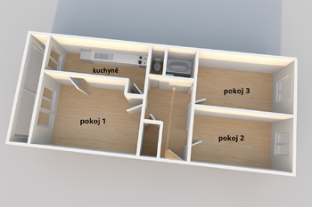 Prodej bytu 3+1 v osobním vlastnictví 75 m², Praha 5 - Stodůlky