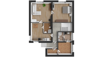 Prodej bytu 2+1 v osobním vlastnictví 94 m², Zbuzany