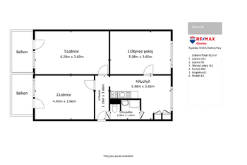Prodej bytu 3+1 v osobním vlastnictví 86 m², Karlovy Vary