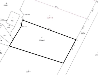Prodej pozemku 2674 m², Zlaté Hory