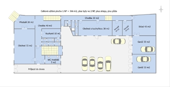 Prodej jiných prostor 526 m², Sedlčany