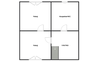 půdorys 2NP - Prodej domu 271 m², Sokolov