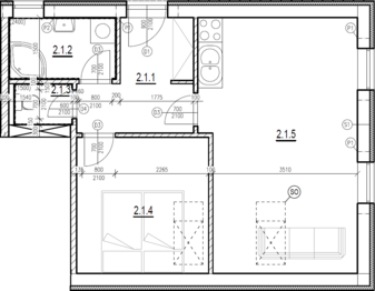 Prodej bytu 2+kk v osobním vlastnictví 45 m², Otnice