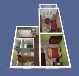 Pronájem bytu 2+1 v družstevním vlastnictví 69 m², Ostrava