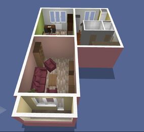 Pronájem bytu 2+1 v družstevním vlastnictví 69 m², Ostrava