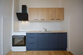 Vizualizace - kuchyň - Prodej bytu 3+1 v osobním vlastnictví 74 m², Pardubice