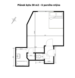 Pronájem bytu 1+kk v osobním vlastnictví 30 m², Praha 7 - Holešovice