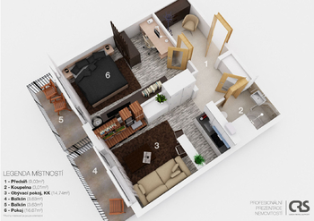 Prodej bytu 2+kk v družstevním vlastnictví 53 m², Ostrava