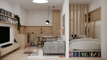 Prodej bytu 1+kk v osobním vlastnictví 56 m², České Budějovice