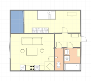 Pronájem bytu 2+kk v osobním vlastnictví 51 m², Praha 9 - Černý Most