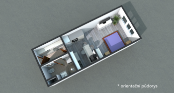 Pronájem bytu 1+kk v osobním vlastnictví 33 m², Olomouc