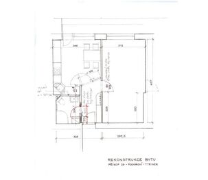 Pronájem byt 1+1, 38 m2, Příkop, Brno - Pronájem bytu 1+1 v osobním vlastnictví 38 m², Brno