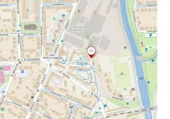 širší situace - Prodej pozemku 935 m², České Budějovice
