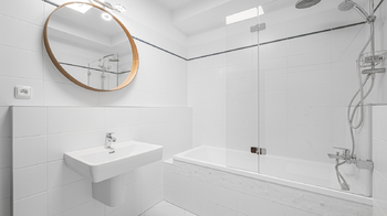 Koupelna - Pronájem bytu 2+kk v osobním vlastnictví 52 m², Praha 5 - Stodůlky