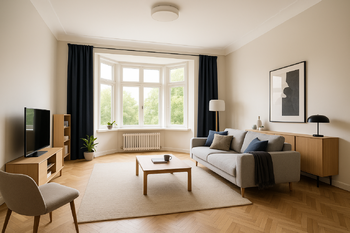 obývací pokoj - Prodej bytu 3+1 v osobním vlastnictví 114 m², Praha 3 - Vinohrady