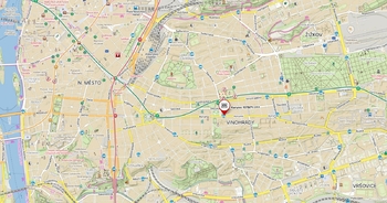 mapa - Prodej bytu 3+1 v osobním vlastnictví 114 m², Praha 3 - Vinohrady