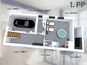 Prodej domu 275 m², Praha 4 - Kunratice