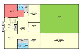 Prodej restaurace 268 m², Praha 3 - Žižkov