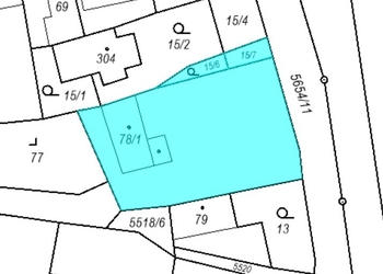 Prodej pozemku 598 m², Vroutek