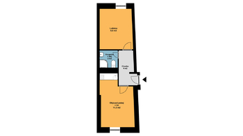 Pronájem bytu 2+kk v osobním vlastnictví 27 m², Praha 6 - Břevnov