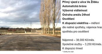 Pronájem pozemku 650 m², Praha 9 - Horní Počernice