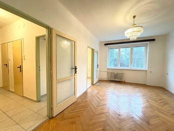 Obývací pokoj - Prodej bytu 2+1 v družstevním vlastnictví 54 m², Teplice