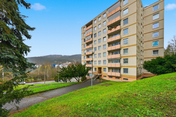 pohled na dům - Prodej bytu 3+1 v osobním vlastnictví 69 m², Ústí nad Labem