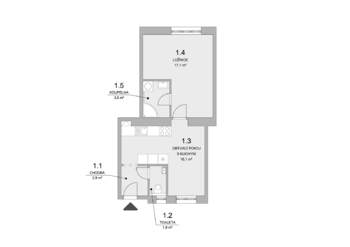 Prodej bytu 2+kk v osobním vlastnictví 47 m², Ostrava