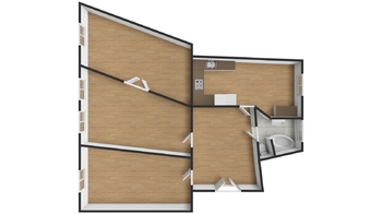 Prodej bytu 3+1 v osobním vlastnictví 90 m², Žatec