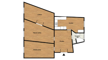 Prodej bytu 3+1 v osobním vlastnictví 90 m², Žatec