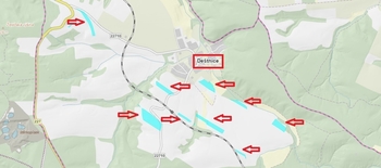 Prodej pozemku 43833 m², Deštnice