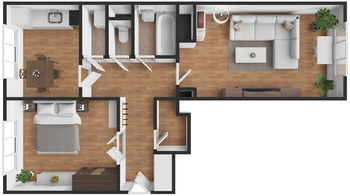 Pronájem bytu 2+1 v družstevním vlastnictví 61 m², Ostrava