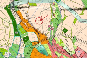 Uzemní plán - Prodej pozemku 1550 m², Žitenice
