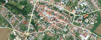 lokace domu ve městě - Prodej domu 66 m², Slavonice