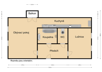 Prodej bytu 2+kk v osobním vlastnictví 76 m², Mariánské Lázně