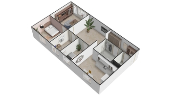 Prodej bytu 4+1 v osobním vlastnictví 88 m², České Budějovice