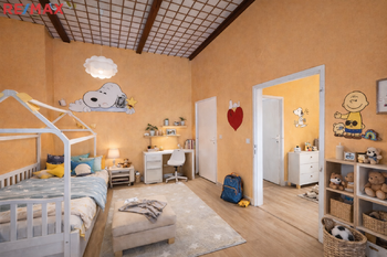 vizualizace dětský pokoj - Prodej obchodních prostor 241 m², Hluboká nad Vltavou