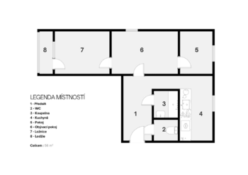 Prodej bytu 3+1 v družstevním vlastnictví 56 m², Karviná
