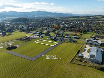 Prodej pozemku 1040 m², Zubří