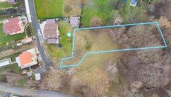 Vyznačení pozemku - Prodej pozemku 1165 m², Jílové