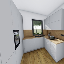 Vizualizace Kuchyň - Prodej domu 109 m², Soběslav