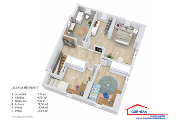 Prodej bytu atypický v osobním vlastnictví 156 m², Pozdeň