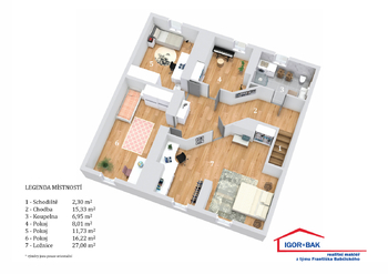 Prodej bytu atypický v osobním vlastnictví 208 m², Pozdeň