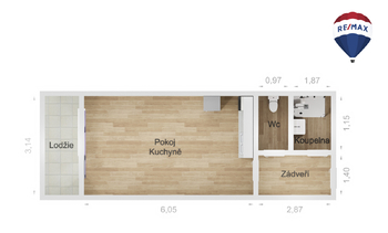 Pronájem bytu 1+kk v družstevním vlastnictví 28 m², Havířov